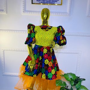 ankara short dress